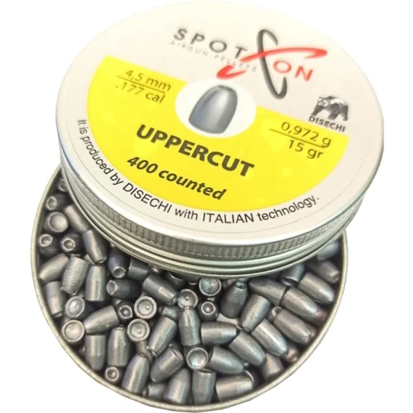 Пули пневматические Spoton Uppercut к. 4,5мм 0,97г (400 шт)